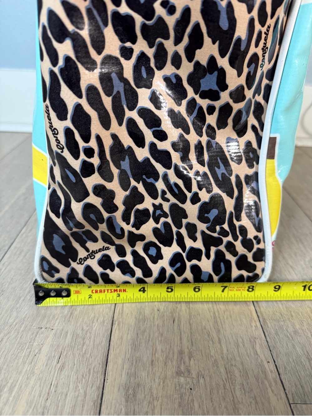 Consuela Jumbo Bag Banana Leopard Print Fully Lined Oversized Tote - Picture 12 of 14
